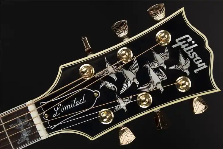 gibson custom shop doves in flight limited edition in antique