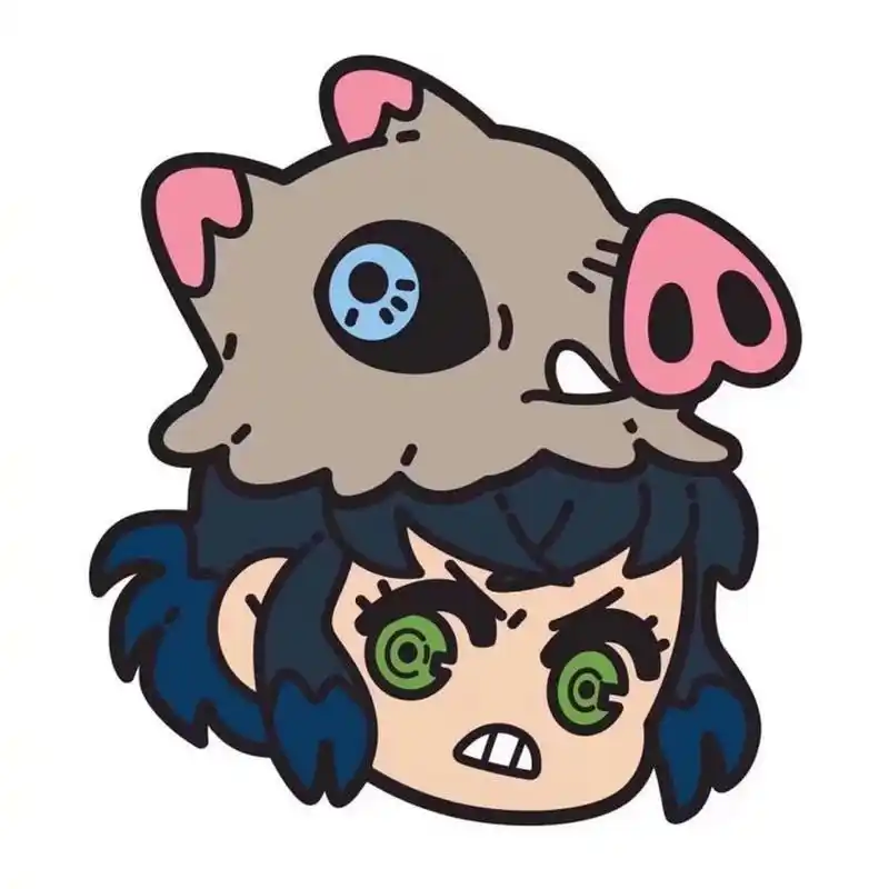 97鬼灭之刃头像分享|伊之助高清头像(一 都是白底图 我不允许有人还