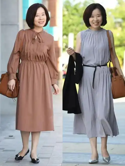 四十岁可以说是一个女人的黄金阶段,整体的气质发生了质的改变,从稚气