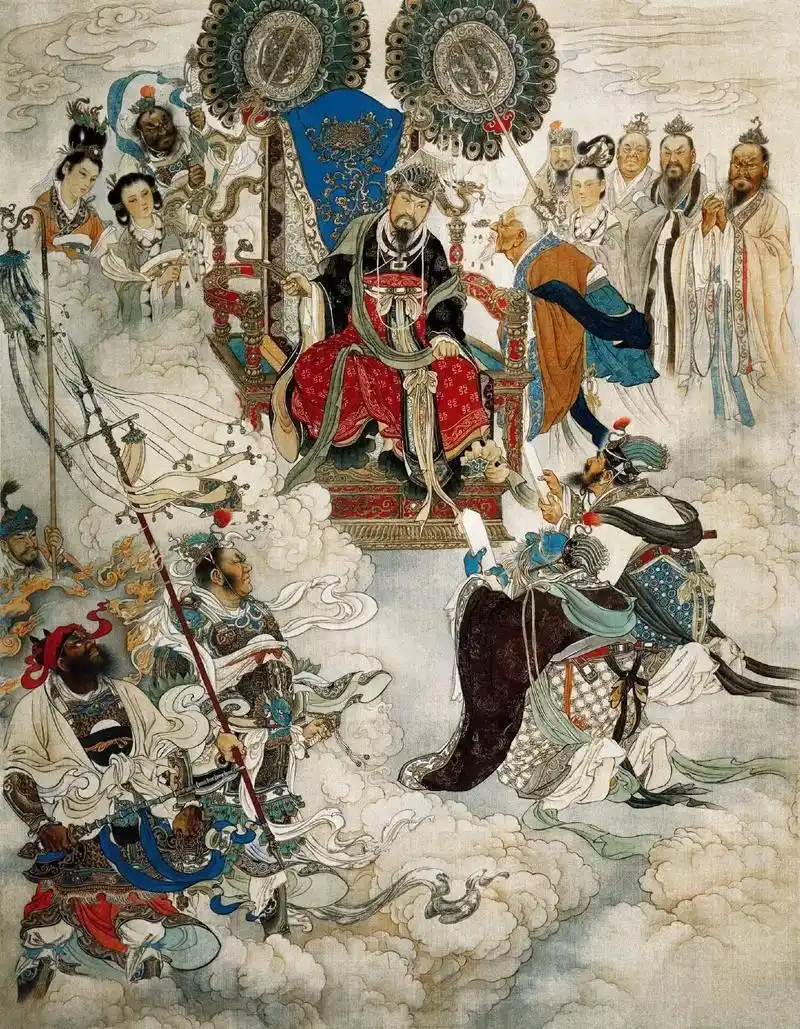 孙悟空大闹天宫-刘继卣绘画.01降石猴禀义天庭02弼马温怒 - 抖音