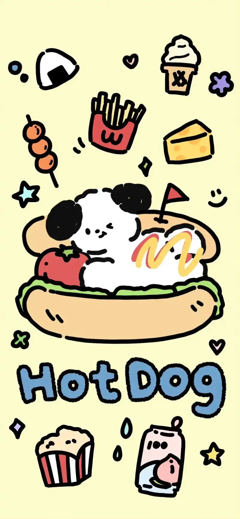 分享一组可爱的卡通小狗#欢迎取图 #壁纸 # - 抖音