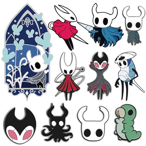 空洞骑士周边徽章 嘻哈朋克二次元街舞黄蜂女胸针街头游戏饰品潮