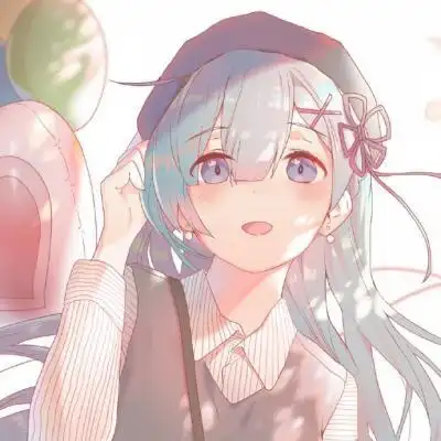 微信头像卡通女生唯美 柔情似水的眼眸