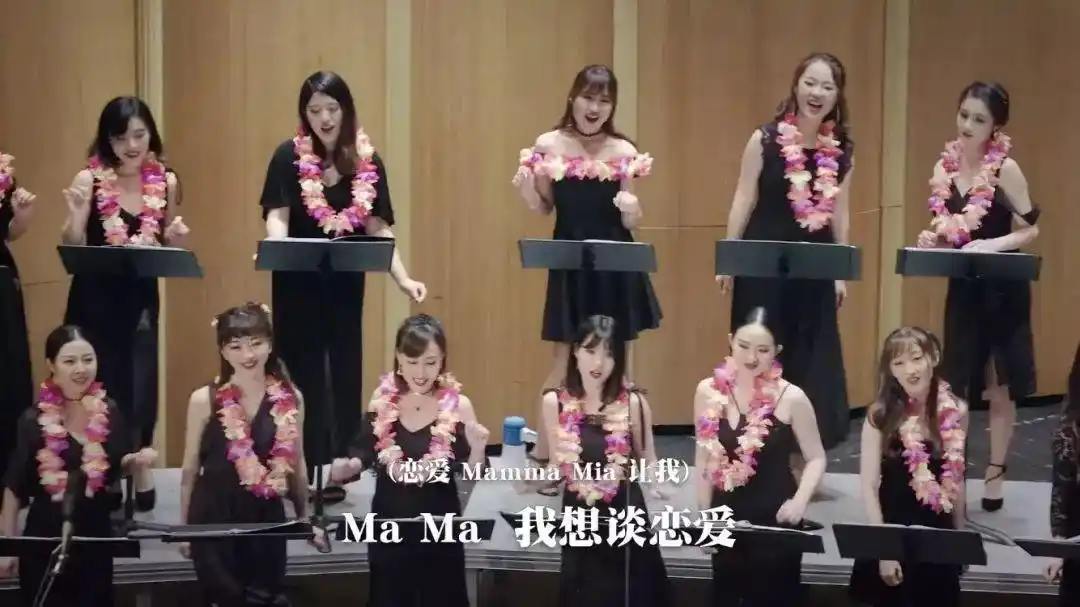 图片来源 |上海彩虹室内合唱团现场视频截图△彩虹对《水库》的介绍是