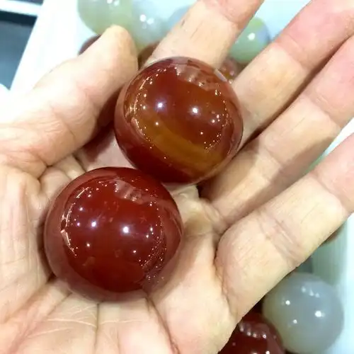 全新健脑增强记忆力天然玛瑙健手球水晶球成人儿童玩具文玩手把件