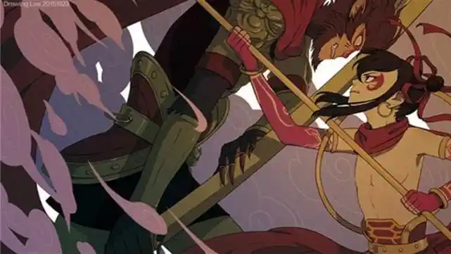 其实哪吒和孙悟空的性格极为类似,都是嫉恶如仇,但哪吒上面有一个父亲