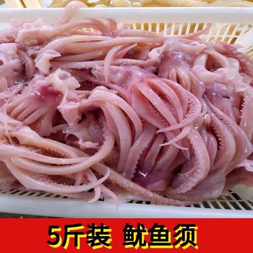 新鲜鱿鱼须五斤装水发商用火锅烧烤铁板烧食材海鲜章鱼八爪鱼冰鲜