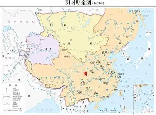 中国明代地图