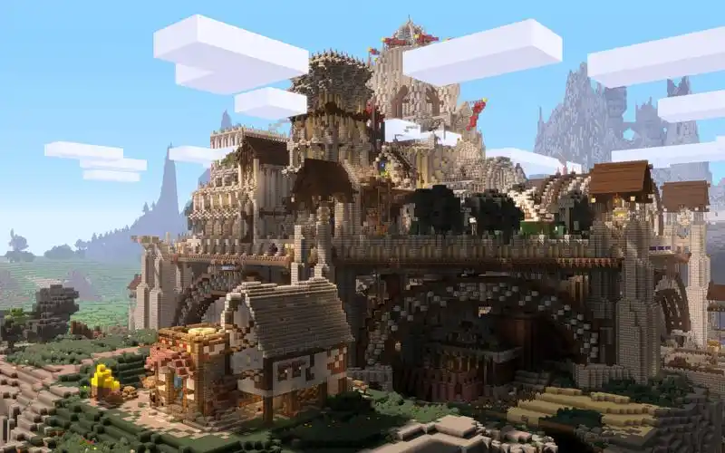 minecraft我的世界【我们的服务器】p1 两人丝血在矿洞探险触目惊心