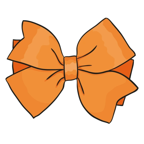 简约卡通手绘粉色蝴蝶结元素设计