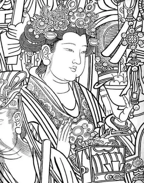 永乐宫壁画白描人物神态全不同他竟然有三双眼睛