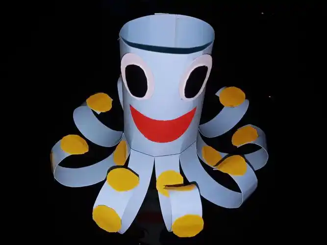 亲子手工制作:八爪鱼