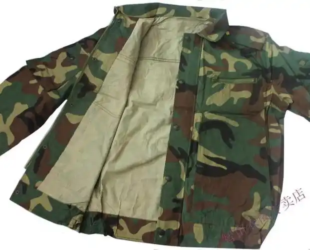 智宙退役01-1大花老87式冬迷彩服加厚防火阻燃防水电焊收藏工作服怀旧