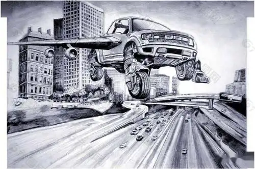 创意素描还可以这样画给你无限创作灵感