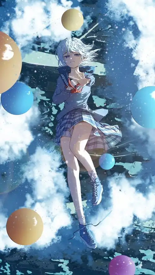 坠落插画图片壁纸