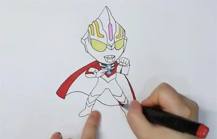 欧布奥特曼简笔画