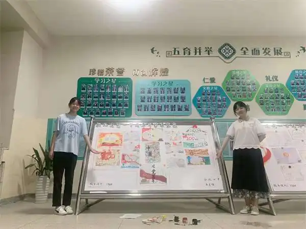 合肥四中历史组开展献礼建党100周年主题手抄报活动
