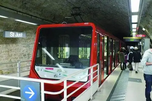 法国里昂的缆车式地铁