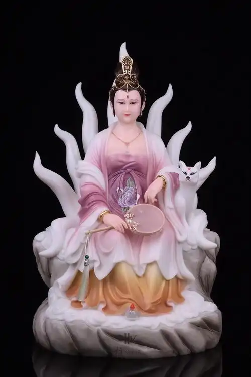 汉白玉狐仙娘娘