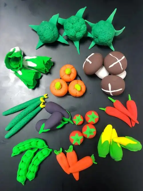 娃的农场感官素材就位轻黏土蔬菜超可爱