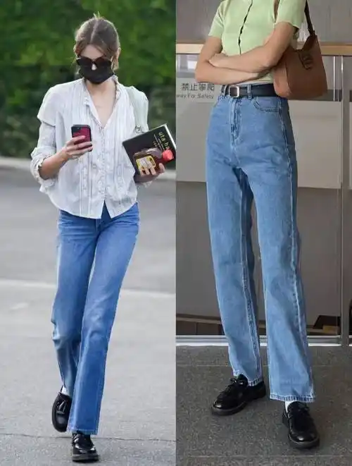 牛仔裤配这8双鞋子,时髦舒适还显高!_look_时尚_休闲