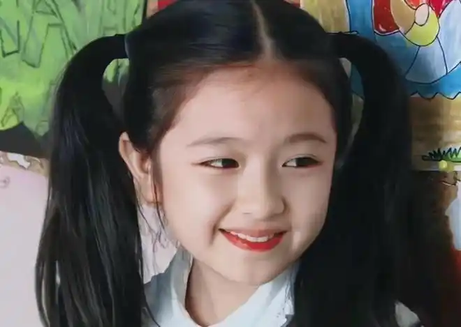 李兰迪小时候真好看圆圆的脸太可爱了