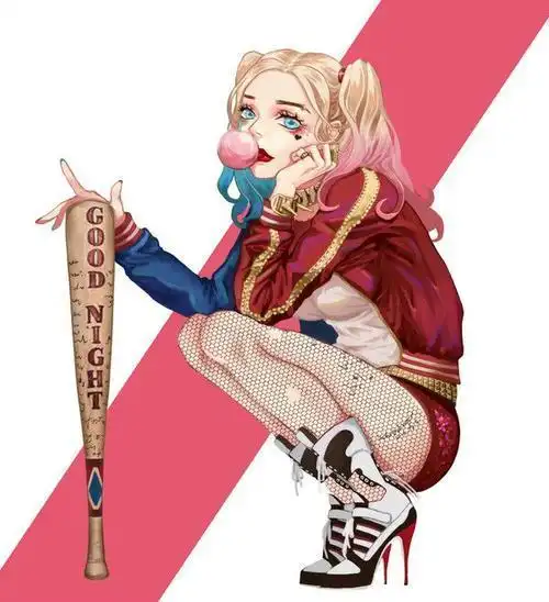 动漫小丑女头像简笔画