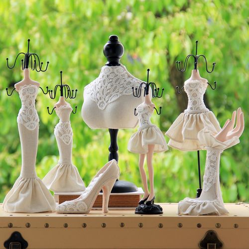 首饰人物展示架耳环架人形模特架家居橱窗摆件创意装饰道具饰品架