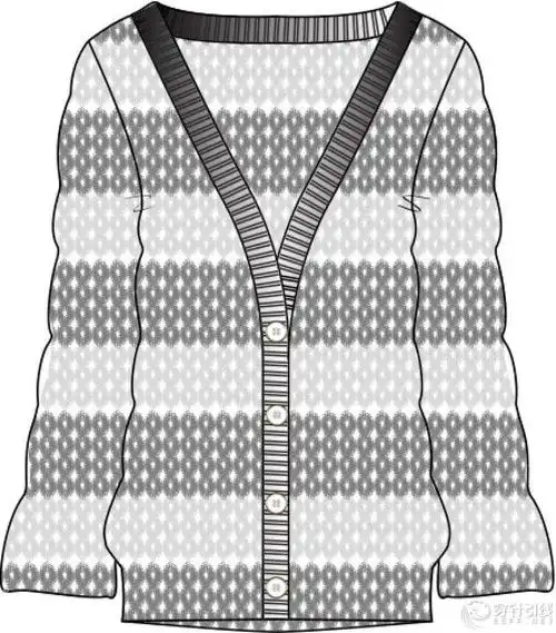 1400多款女装毛衣款式图电脑画服装线稿图集-服装画/服装设计手稿