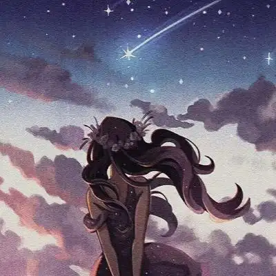 唯美漫画女孩漫画头像 神明在身_卡通动漫头像_我要个性网