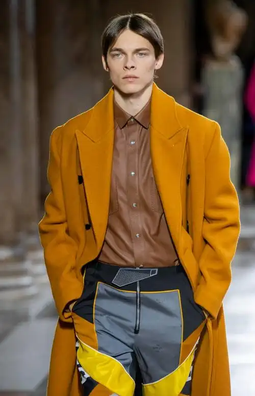 橘黄香料色姜汁香料色201920秋冬男装中国流行色彩搭配