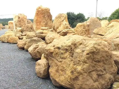 安顺庭院鹅卵石假山造景厂家加工