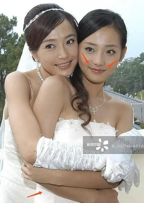 几年前的张嘉倪居然和明道一样黑