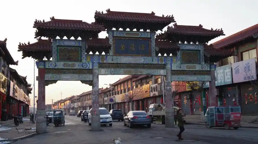 鲅鱼圈熊岳城的标志:"熊岳古城"