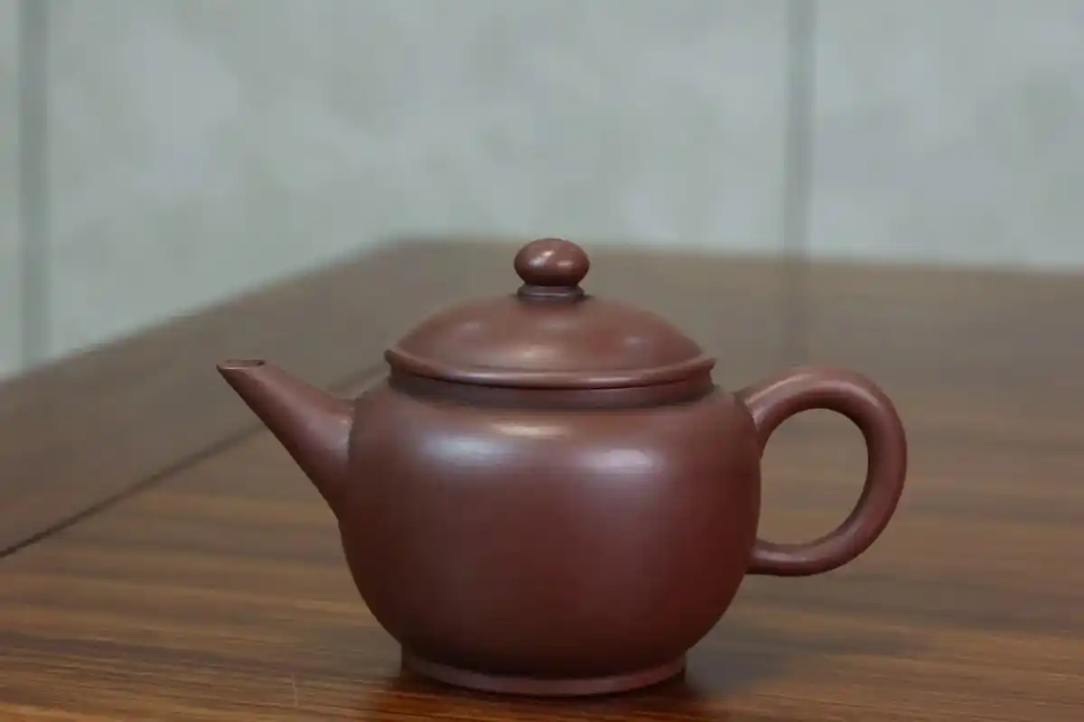 90年代摹作品 戴氏款直流壶小壶 120毫升 老紫泥 墨缘斋 - 抖音