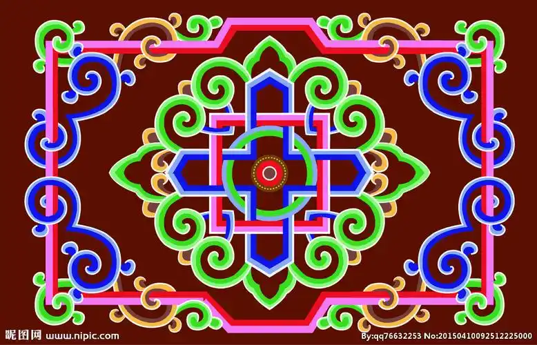 蒙古族图案图片