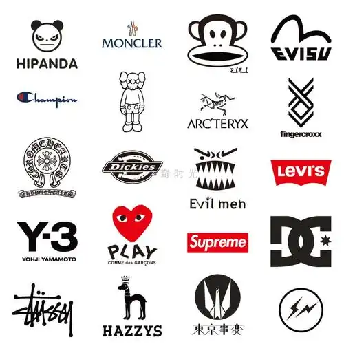 supreme_supreme墙贴纸定制服装潮牌logo商场店铺玻璃自粘画奢侈品牌