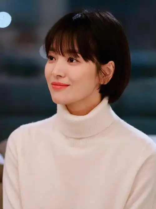 宋慧乔新造型短发你们觉得怎么样