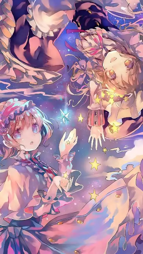 可爱甜美动漫美女图片手机壁纸~唯美性感动漫美女图片,更多高清手机