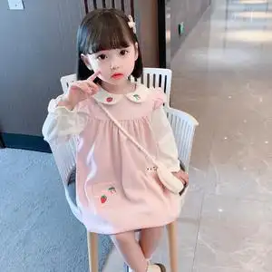 女宝宝连衣裙秋装1甜美可爱2女童春秋季3岁4儿童装小女孩公主裙子