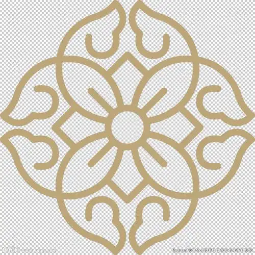 中秋月饼吉祥纹样图案设计图__花边花纹_底纹边框_设计图库_昵图网