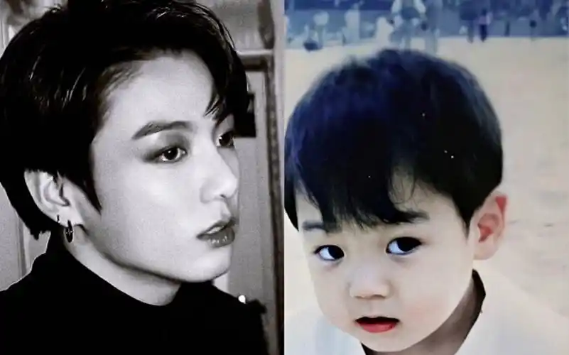 【田柾国】小时候可爱长大后帅的一痞,养成系顶峰甜酒果_哔哩哔哩