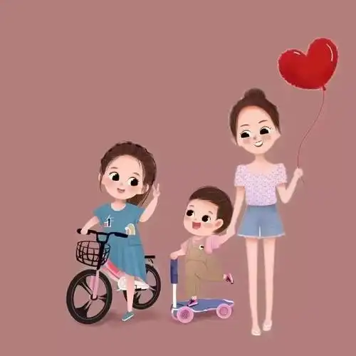 谢谢最新六口卡通支持四口四口六口全家福卡通我的四口头像粉丝六口们