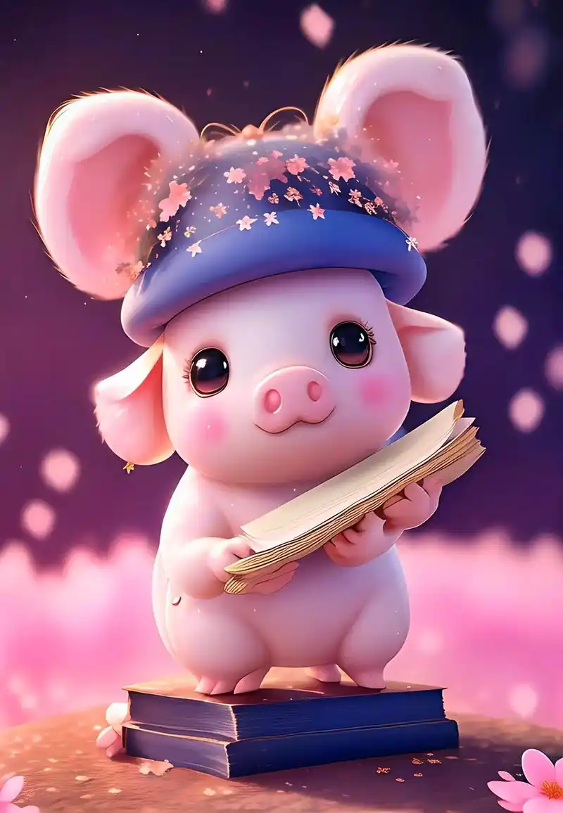 可爱的小猪猪#欢迎取图 #可爱到爆炸99 #手机壁纸 - 抖音