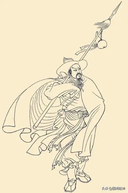 赵宏本线描水浒人物选