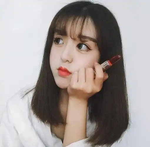 齐肩直发适合加空气刘海吗,齐肩发配什么刘海好看