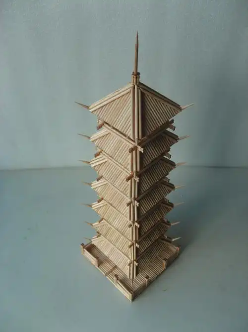 手工艺品制作的塔的样子什么样
