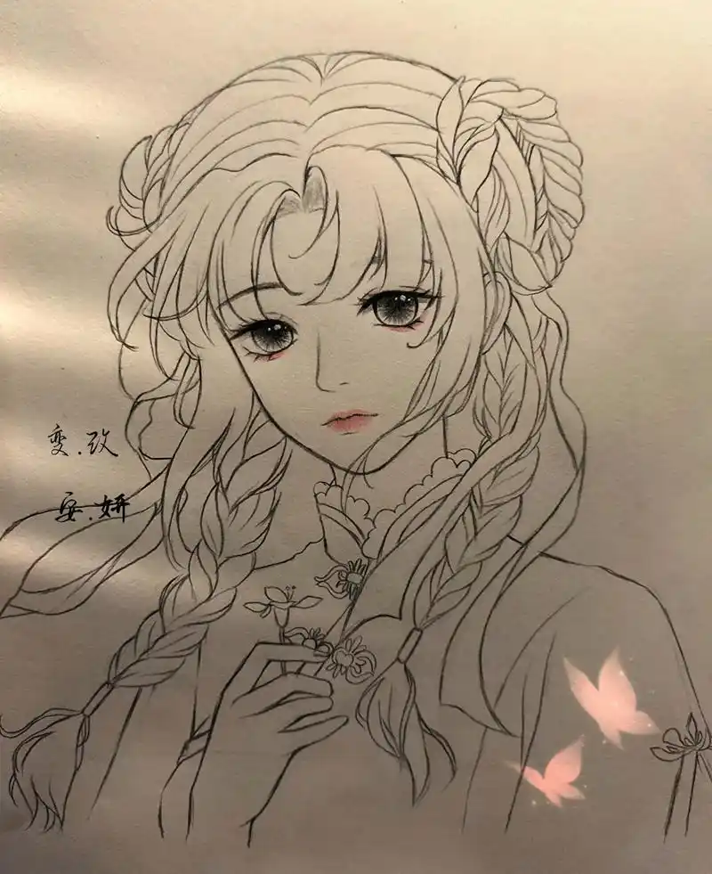 西施绘画过程图."最有价值之物给最珍贵之人"@雅痞-king - 抖音