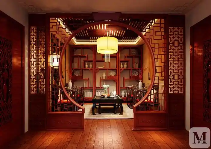 4万274㎡中式复式装修中式古典园林风格