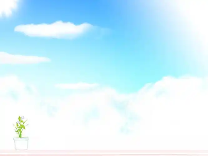 淡雅天空背景,淡雅ppt背景图片